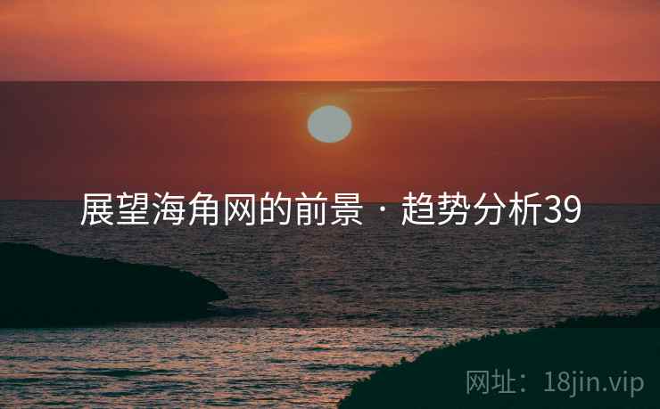 展望海角网的前景 · 趋势分析39