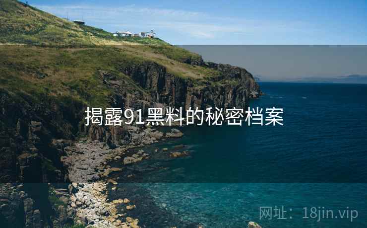 揭露91黑料的秘密档案 揭露91黑料的秘密档案