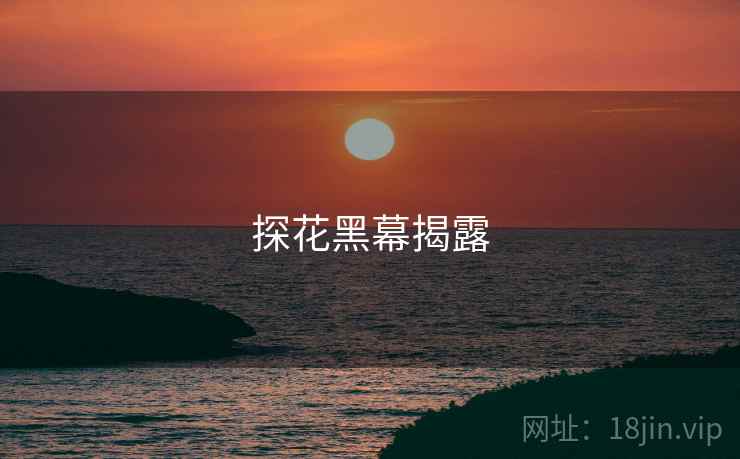 探花黑幕揭露 探花黑幕揭露