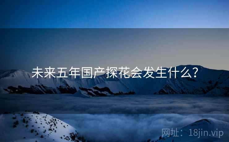 未来五年国产探花会发生什么? 未来五年国产探花会发生什么?